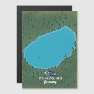 Carte Steinhuder Meer Allemagne