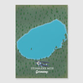 Carte Steinhuder Meer Allemagne (Devant)