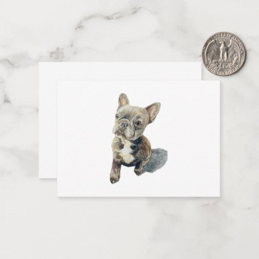 Carte Stella Flat Note (Devant/Arrière en situation)