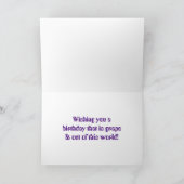 Carte Stellar Alien | Vous souhaitant un anniversaire Gr (Intérieur)