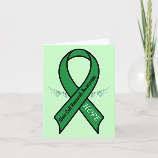 Carte Stem Cell Awareness Ribbon (Devant)