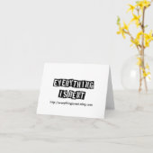 Carte Stencil Letters Note Card (Fleur jaune)