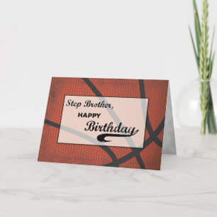 Carte Step Brother Basketball Anniversaire Grand