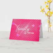 Carte step polka (Fleur jaune)