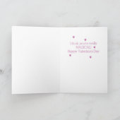 Carte Step Sister Magical Unicorn Saint Valentin (Intérieur)