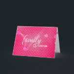 Carte step sister polka doday<br><div class="desc">Birthday for step sister on bright pink and white polka dot background</div>