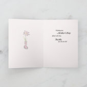 Carte StepMom, Fête des mères, Petit-déjeuner en lit, ro (Intérieur)