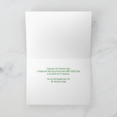 Carte Stepson Jour de la Saint Patrick Shark avec Shamro (Intérieur)