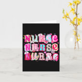 Carte Stéthoscope de la Saint-Valentin infirmière Valent (Fleur jaune)