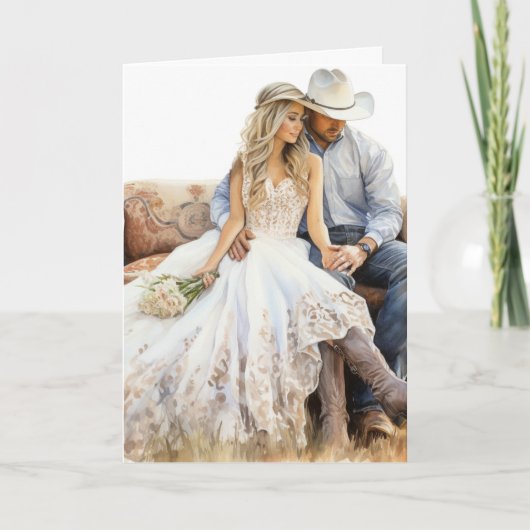 Carte Stetson & Lace Mariage : Stetson Serenade (Devant)