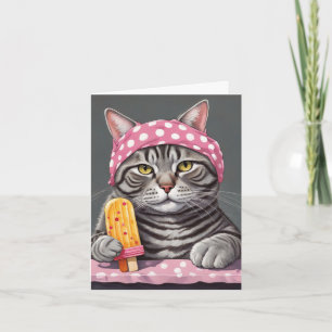 Carte Steve le chat tigré anniversaire téléchargement in