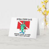 Carte Steve SCUBA (Fleur jaune)