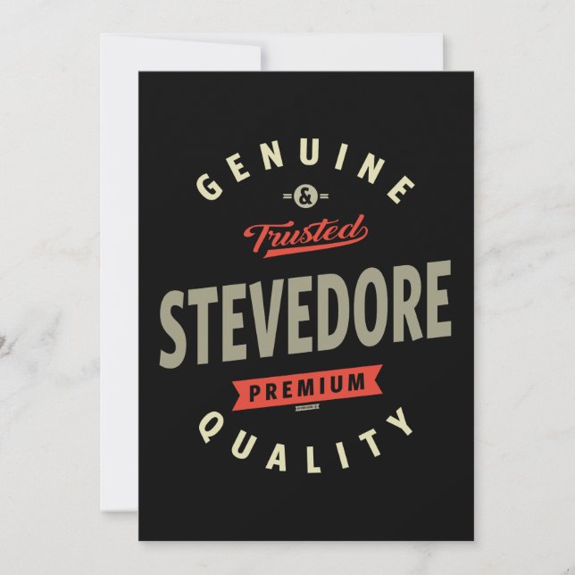 Carte Stevedore (Devant)