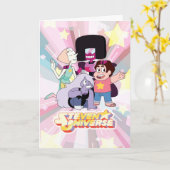 Carte Steven Universe | Crystal Gem Group Huddle (Fleur jaune)