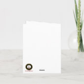 Carte Stewart Crest & Tartan avec Robin Smas Personnalis (Dos)