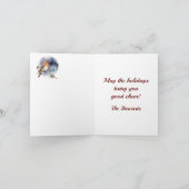 Carte Stewart Crest & Tartan avec Robin Smas Personnalis (Intérieur)