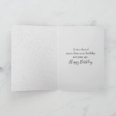 Carte Stick Figure Anniversaire fille avec chien (Intérieur)