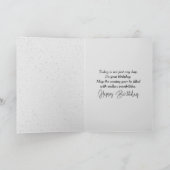 Carte Stick Figure Anniversaire fille avec chien (Intérieur)