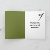 Carte Stick Figure Baseball Player (Intérieur)