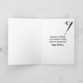 Carte Stick Figure Baseball Player (Intérieur)