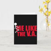 Carte Stick Figure Fck Me Comme Le Va Drôle Ancien Dark (Fleur jaune)