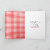 Carte Stick Girl pour soeur (Intérieur)