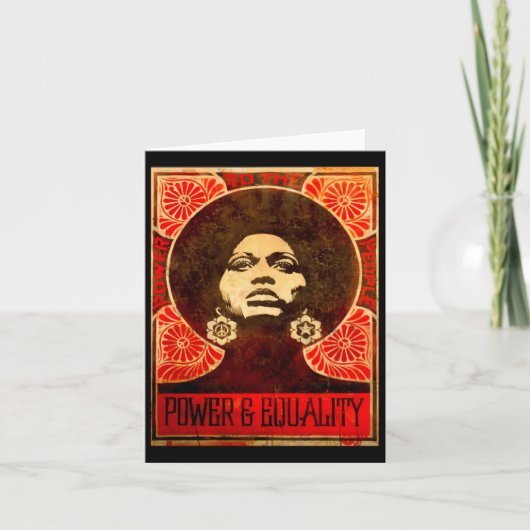 Carte Sticker Angela Davis Poster 1971 (Devant)