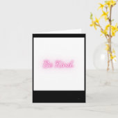 Carte Sticker Be Kind Series (Fleur jaune)