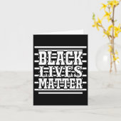 Carte Sticker Black Lives (1) (Fleur jaune)