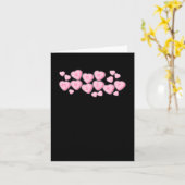 Carte Sticker Coeurs Bonbons (Fleur jaune)