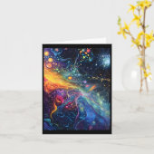 Carte Sticker de spectre mental (Fleur jaune)