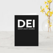 Carte Sticker Dei Diversity Equity Inclusion (Fleur jaune)
