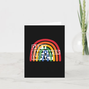 Carte Sticker d'impact de la défaite arc-en-ciel