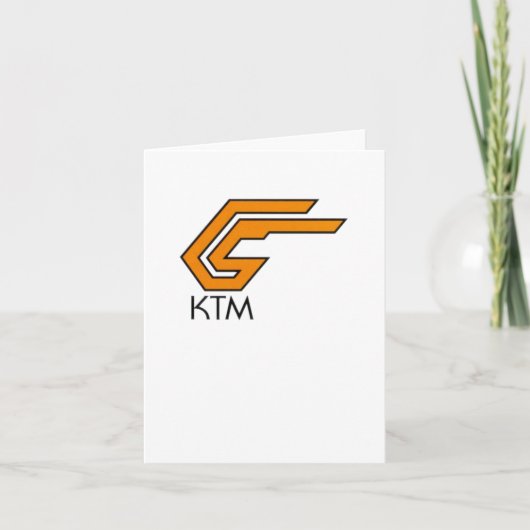Carte Sticker du logo Ktm1 (Devant)