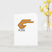 Carte Sticker du logo Ktm1 (Fleur jaune)