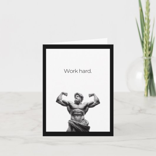 Carte Sticker dur de travail1 (Devant)