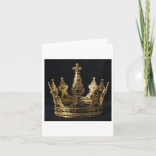 Carte Sticker Gold Crown
