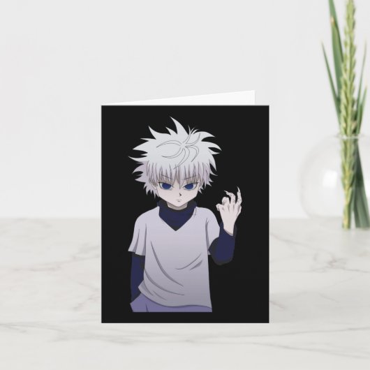 Carte Sticker Killua Zoldyck (Devant)