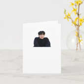 Carte Sticker Kim Seon Ho (Fleur jaune)