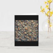 Carte Sticker Magic Circle (Fleur jaune)