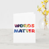 Carte Sticker Motivational Words (Fleur jaune)