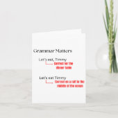 Carte Sticker Plaisir Grammar S (Devant)