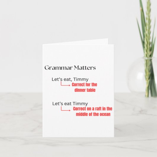 Carte Sticker Plaisir Grammar S (Devant)