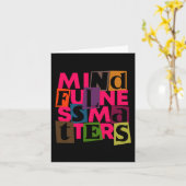 Carte Sticker S Mindfulness (Fleur jaune)