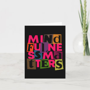 Carte Sticker S Mindfulness