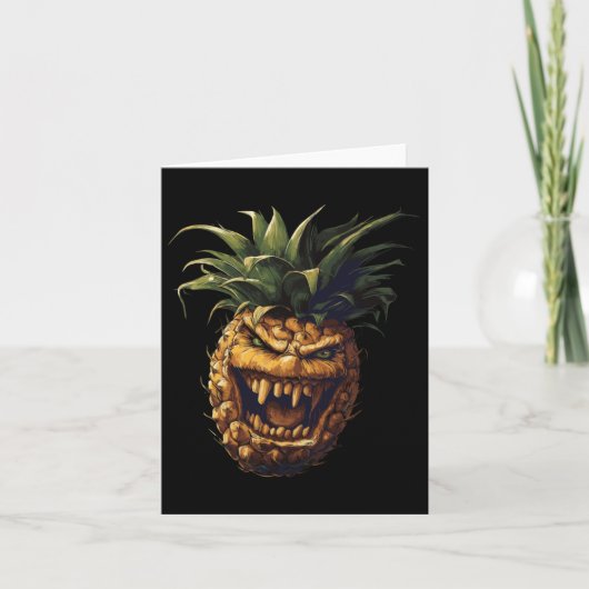 Carte Sticker Vampire ananas (Devant)