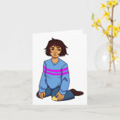 Carte Sticker W Frisk (Fleur jaune)