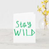 Carte Sticker WildStay1 (Fleur jaune)