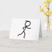 Carte Stickman (Fleur jaune)