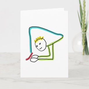 Carte Stickman contorsionniste